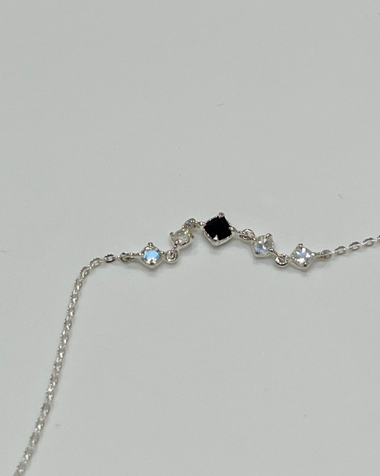 Give me Five．純銀天然石手鍊