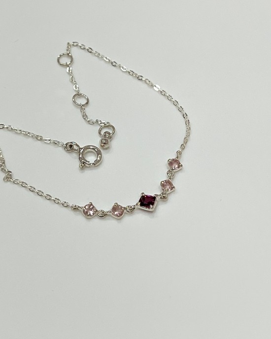 Give me Five．純銀天然石手鍊