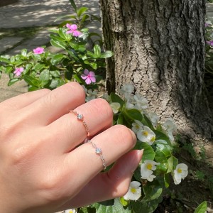 Drip drop．純銀戒指