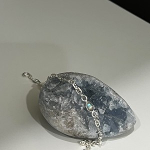 Rainy Day．純銀天然石手鍊