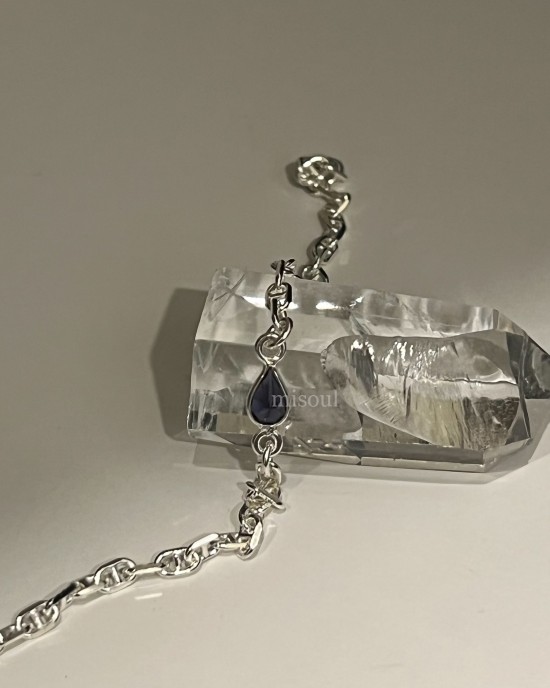 Rainy Day．純銀天然石手鍊