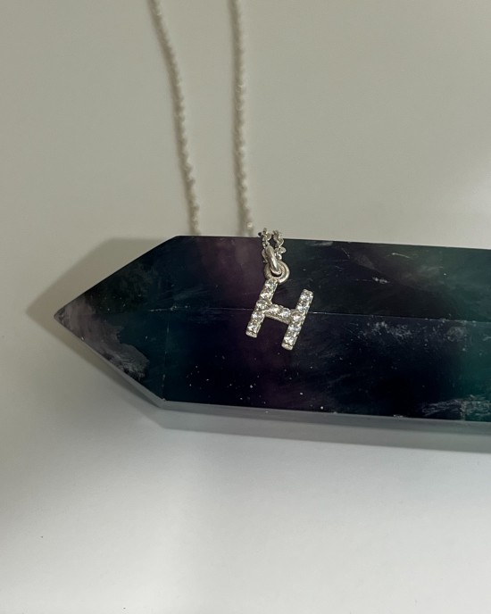  Alphabet．純銀項鍊