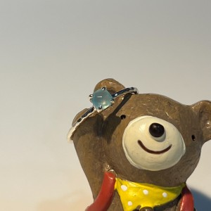 Flechazo．天然石純銀戒指