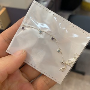 Spring vibe．純銀天然石手鍊