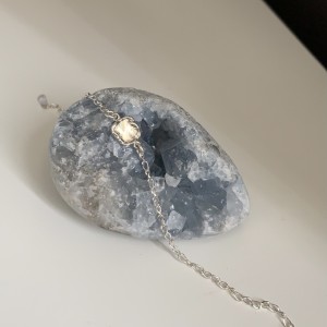 【現貨 】Ice Cube．方塊純銀手鍊