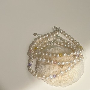 【現貨 】Colorful pearl．天然淡水珍珠手鍊