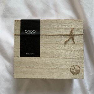ONDO 秘魯聖木(Palo Santo) 天然燃燒棒-木盒裝