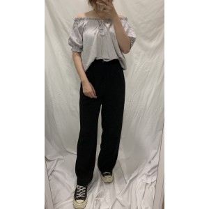 【CN】柔軟舒服寬褲．下著