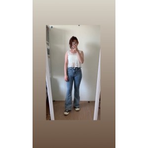 【CN】微喇叭牛仔褲．下著