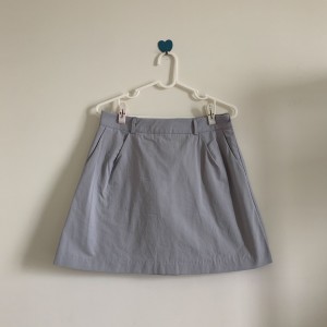 【KR】素色大A字裙．下著