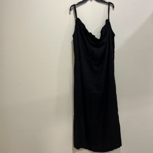 【CN】棉麻吊帶裙．連身