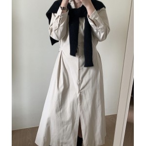 【KR】襯衫長洋．連身